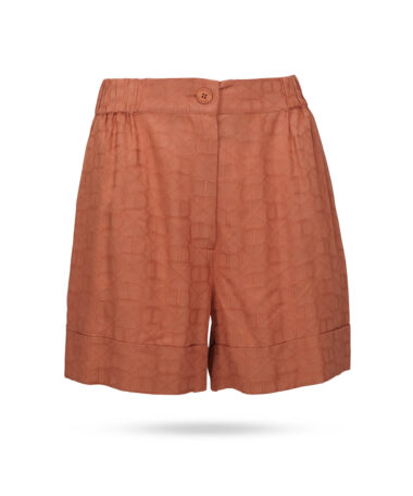 Twinset Short Logoprint Terracotta 2241