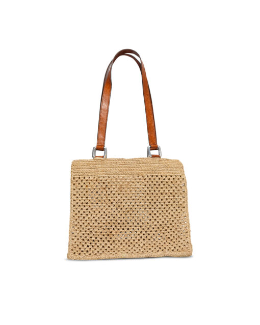 Ibeliv Irina Basttasche Karamell Tea