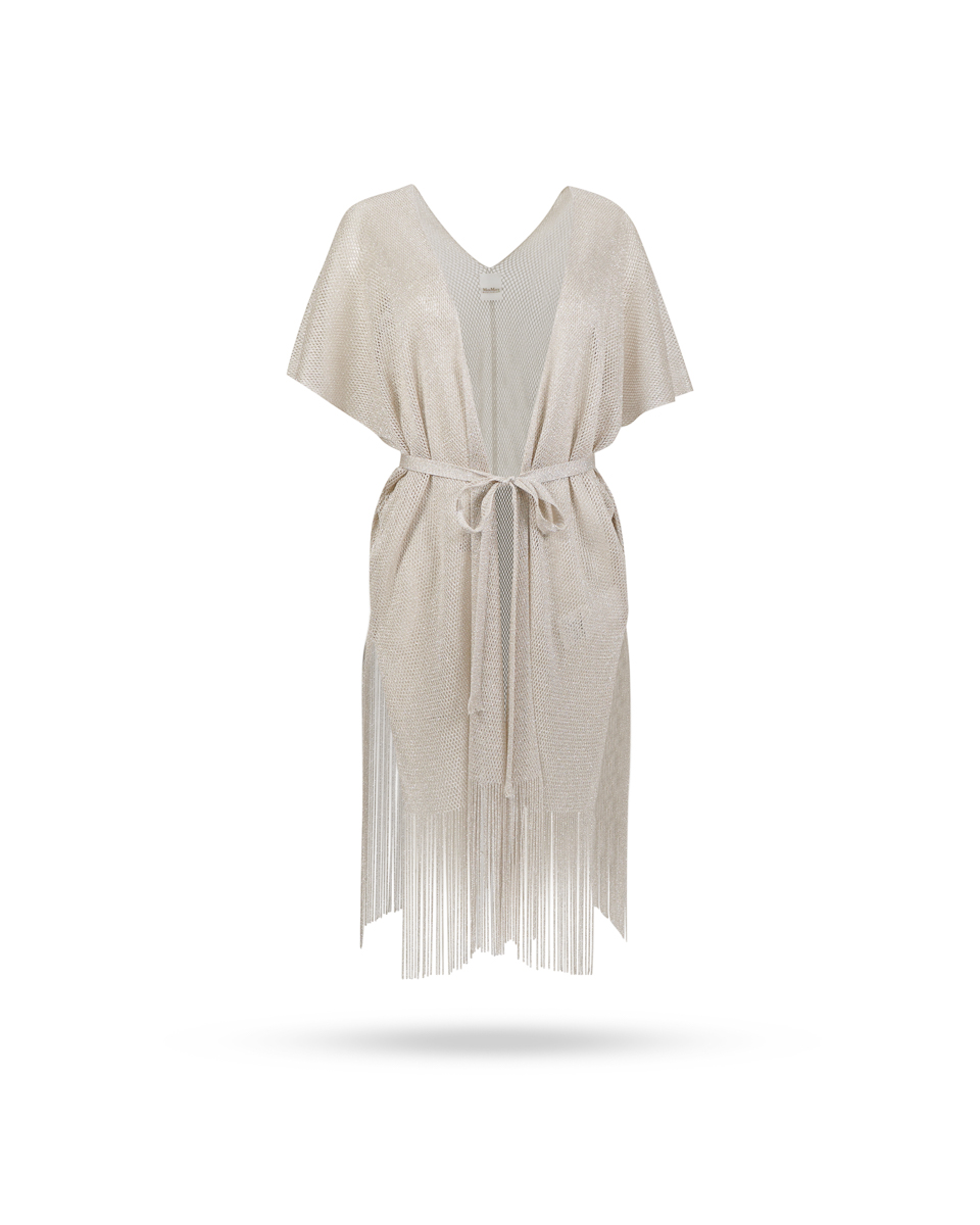 Max Mara Iacopo Öurex Cape mit Fransen Vanille 2