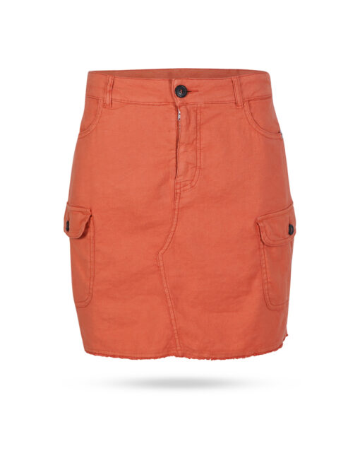 Penn Ink Cargo Leinenrock Terracotta Z624