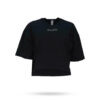 10days shirt cropped logo black 762 1012