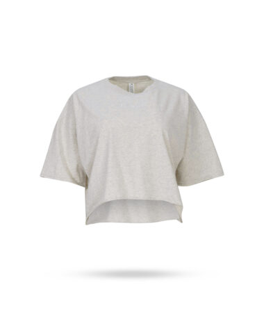 10 days shirt cropped mit Logo Hellgrau 762 4000