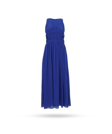 Patrizia Pepe Chiffon Kleid Blau 1