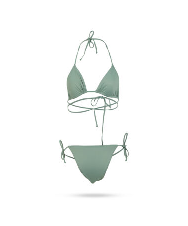 Manebi Soft TOuch Front Tie Triangle Beam Mineral Green 2