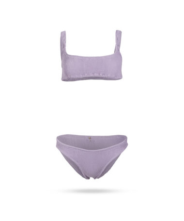 Manebi Seersucker Bralette Bikini Iris 1