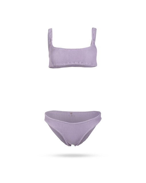 Manebi Seersucker Bralette Bikini Iris 1