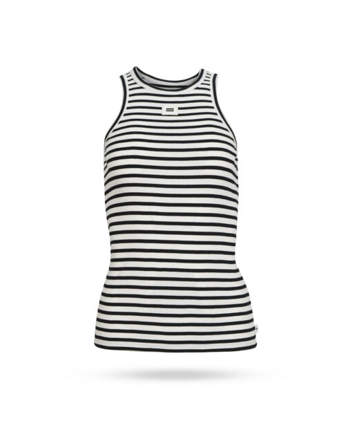 10 Days Tanktop mit Stripes Schwarz 461 3006