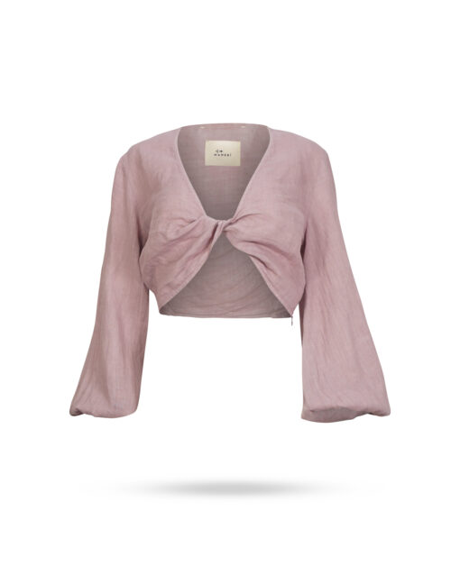 Manebi Linen Antigua Top Iris 1