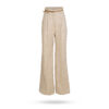 Max Mara Treviso Leinen Bundfalthose Camel 1