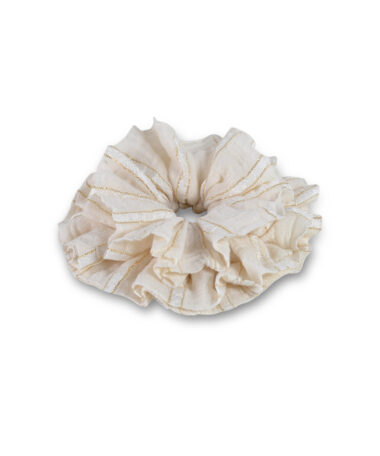 Christian Zen Scrunchie Lurex Vanille 