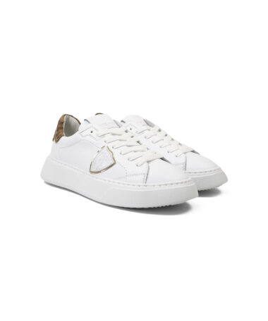 Philippe Model Temple Low W Veau Animalier Weiss BTLD VA01 2