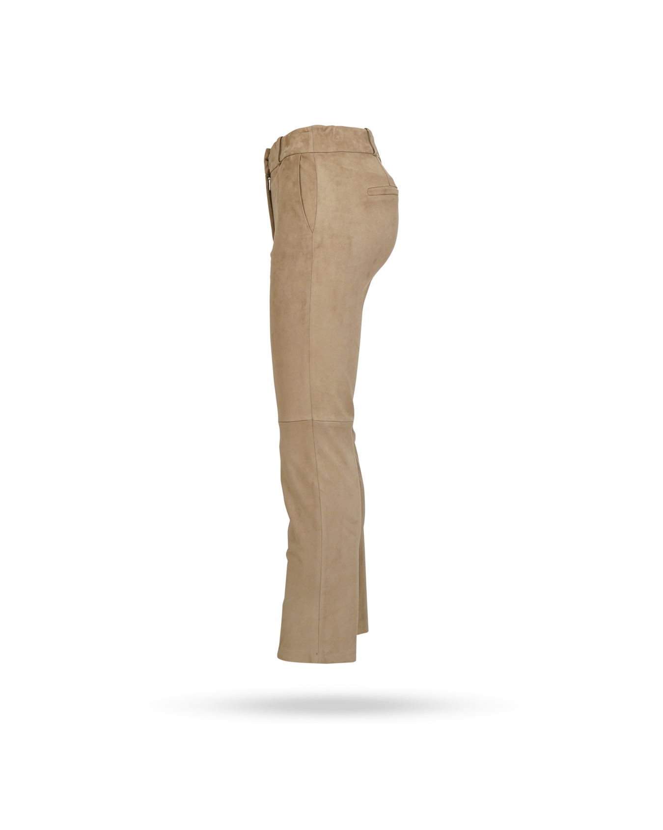 Arma Jen Velourleder Stretch Taupe 2
