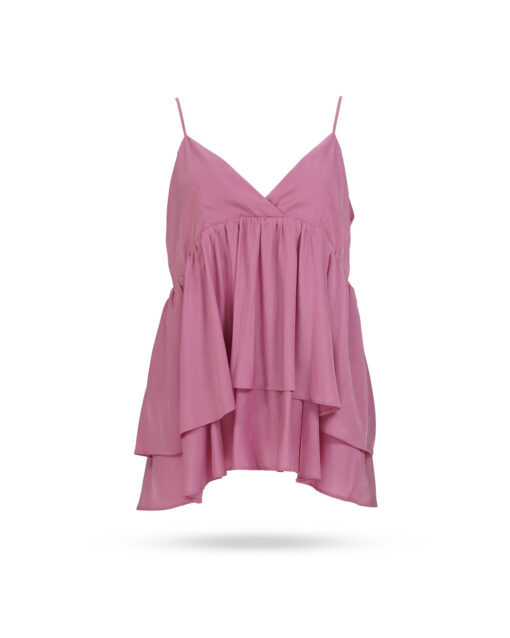 Aglini Blusentop mit Volants Top001 F826 Rosa 1.jpg