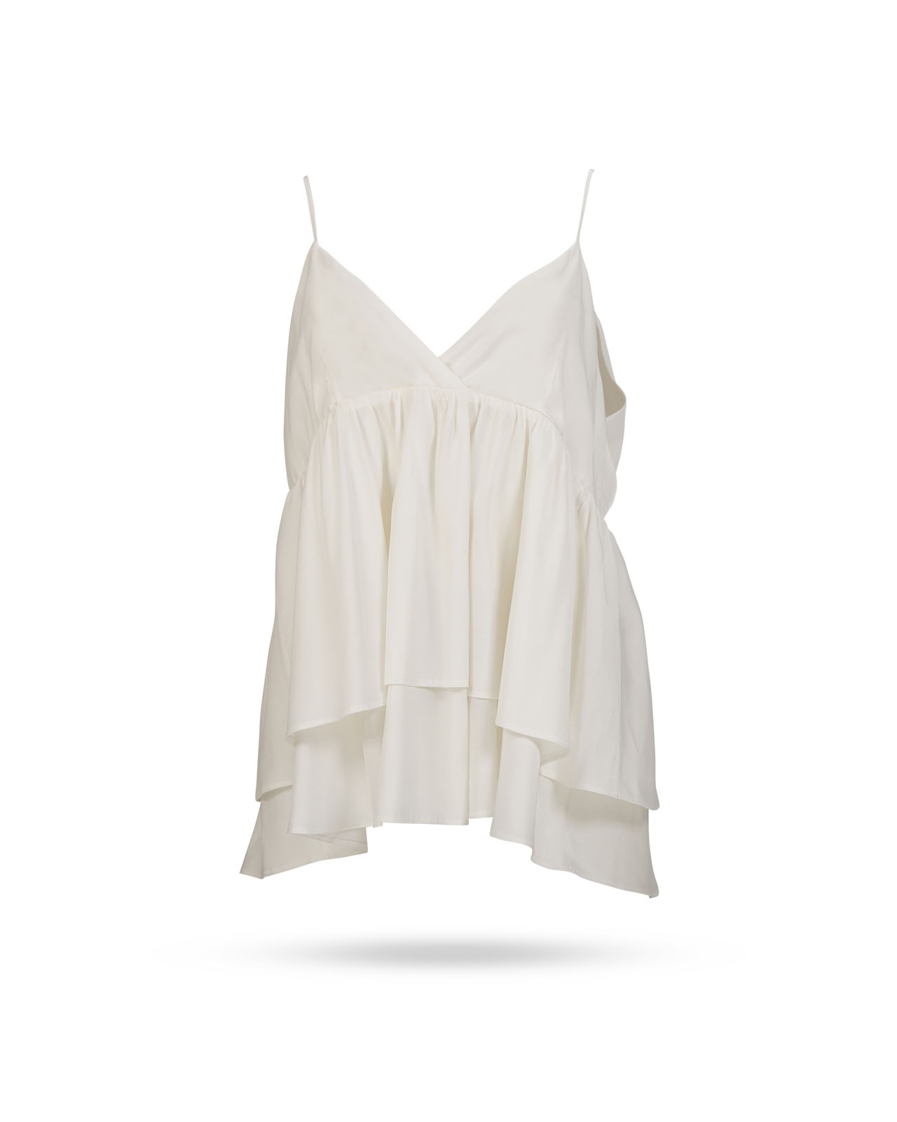 Aglini Blusentop mit Volants Top001 F826 Weiss 1.jpg