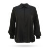 Repeat Seidenbluse Schwarz 600507 1025