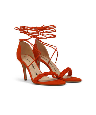 Fabio-Rusconi-Tiemchen-Sandalen-zum-Binden-Orangerot-2135-margo-2