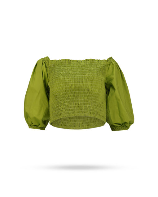 Patrizia-Pepe-Blusentop-gesmokt-Kiwi-2C1395-A9B9-1