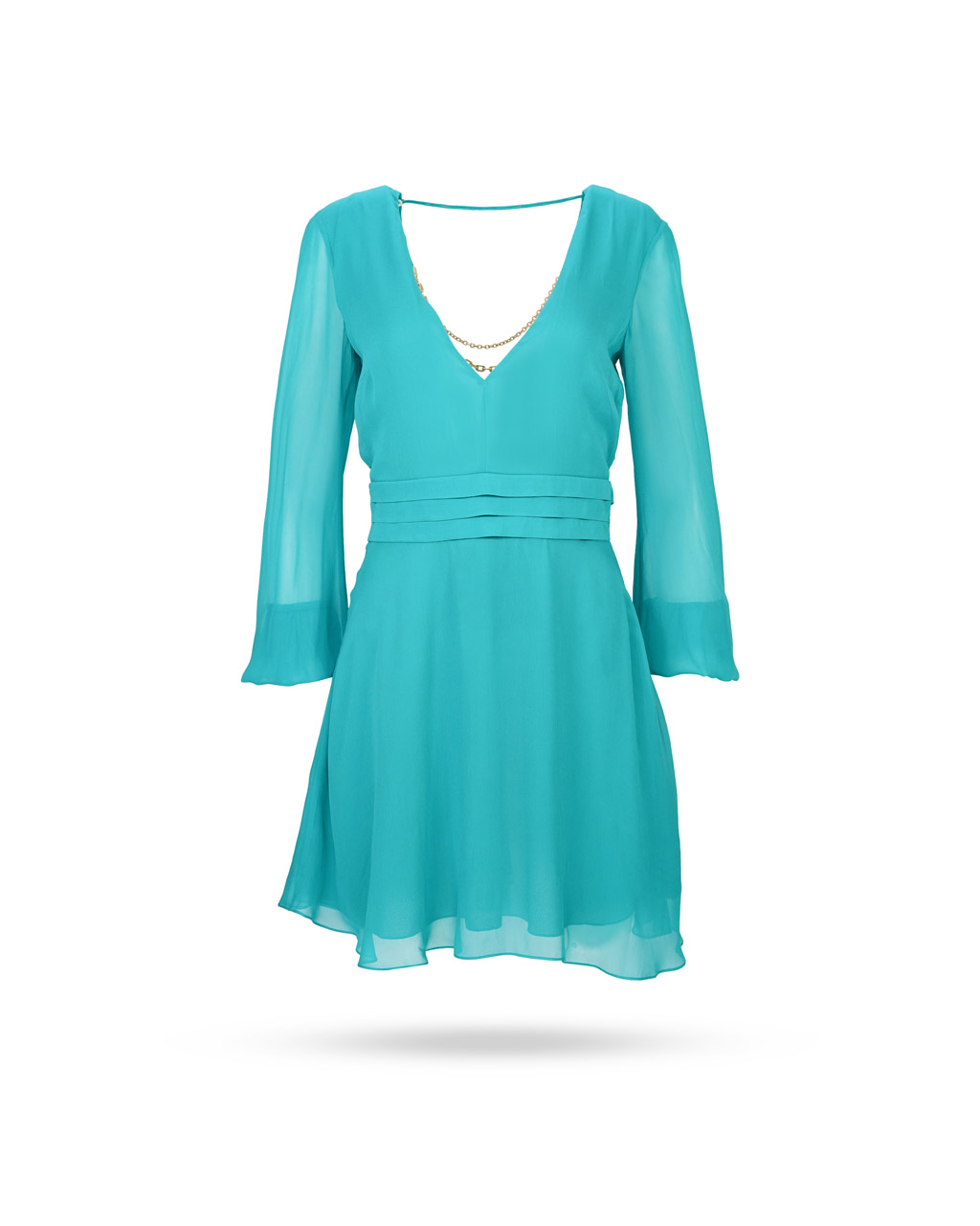 Patrizia-Pepe-Kleid-mit-Ketten-Turkis-2A2428-A060-1
