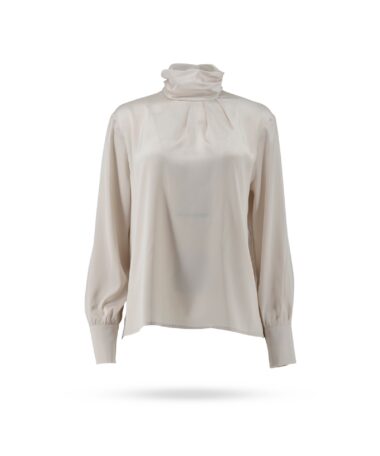 DExterior Bluse mit Stehkragen nude