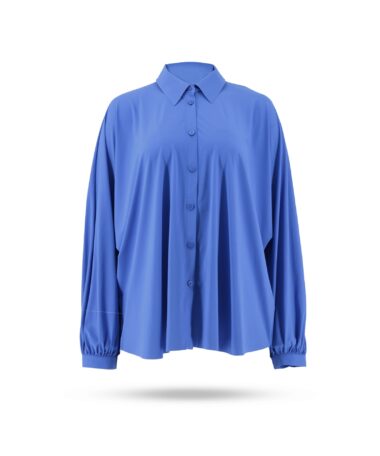 Japan TKY Bluse Iwai 1039 midblue