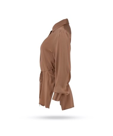 Semicouture  Bluse mit Bindegürtel SM13 rosenholz_2