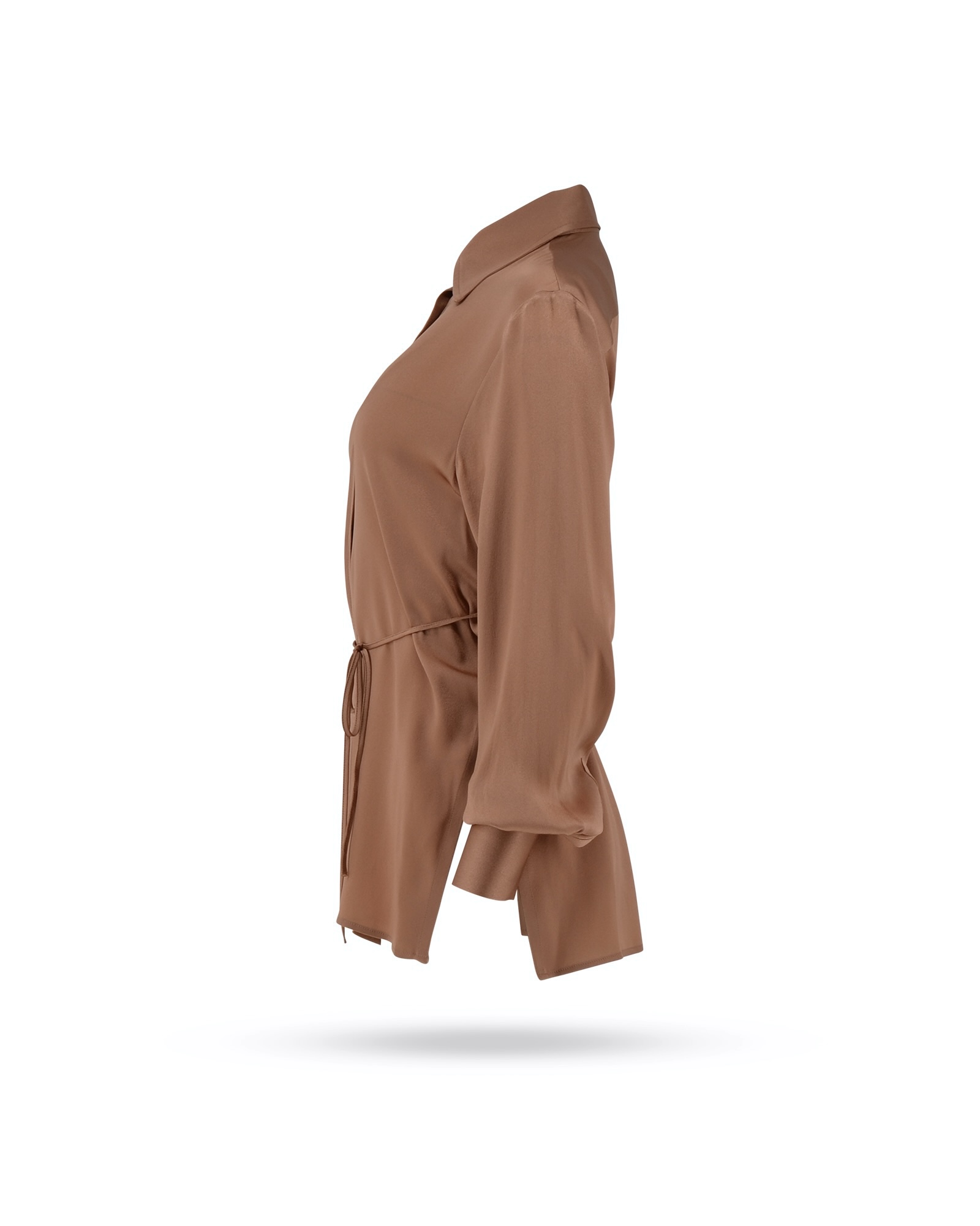 Semicouture Bluse mit Bindegürtel SM13 rosenholz_2