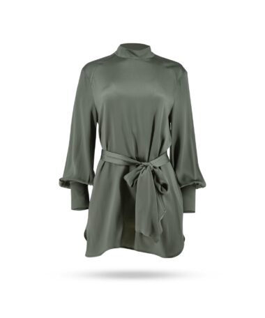 Semicouture Seidentunika SM23 Piniengruen_2