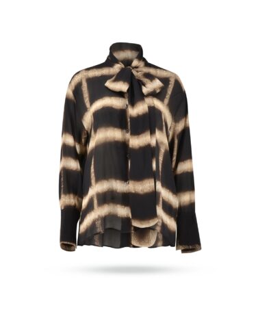 Liviana Conti Schluppenbluse F6SU10 Braun