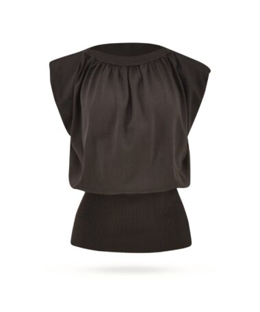 Liviana Conti Viskosepullover F6SA11 Braun