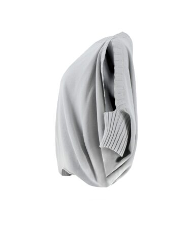 Liviana Conti Pullover mit Cutouts F6A46 Hellgrau_2