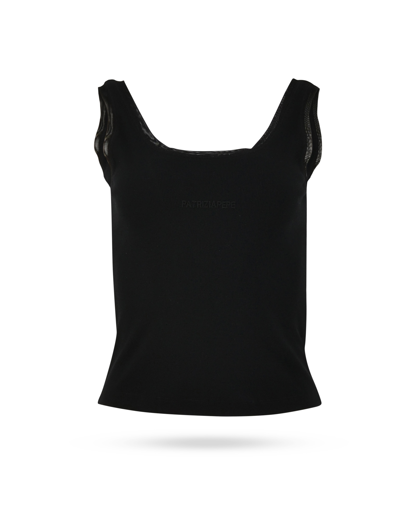 Paptrizia Pepe 2M4523 Ripptopp schwarz