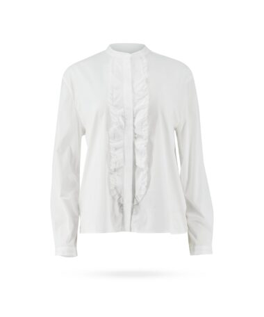 Soluzione 1480 Rüschenbluse weiss