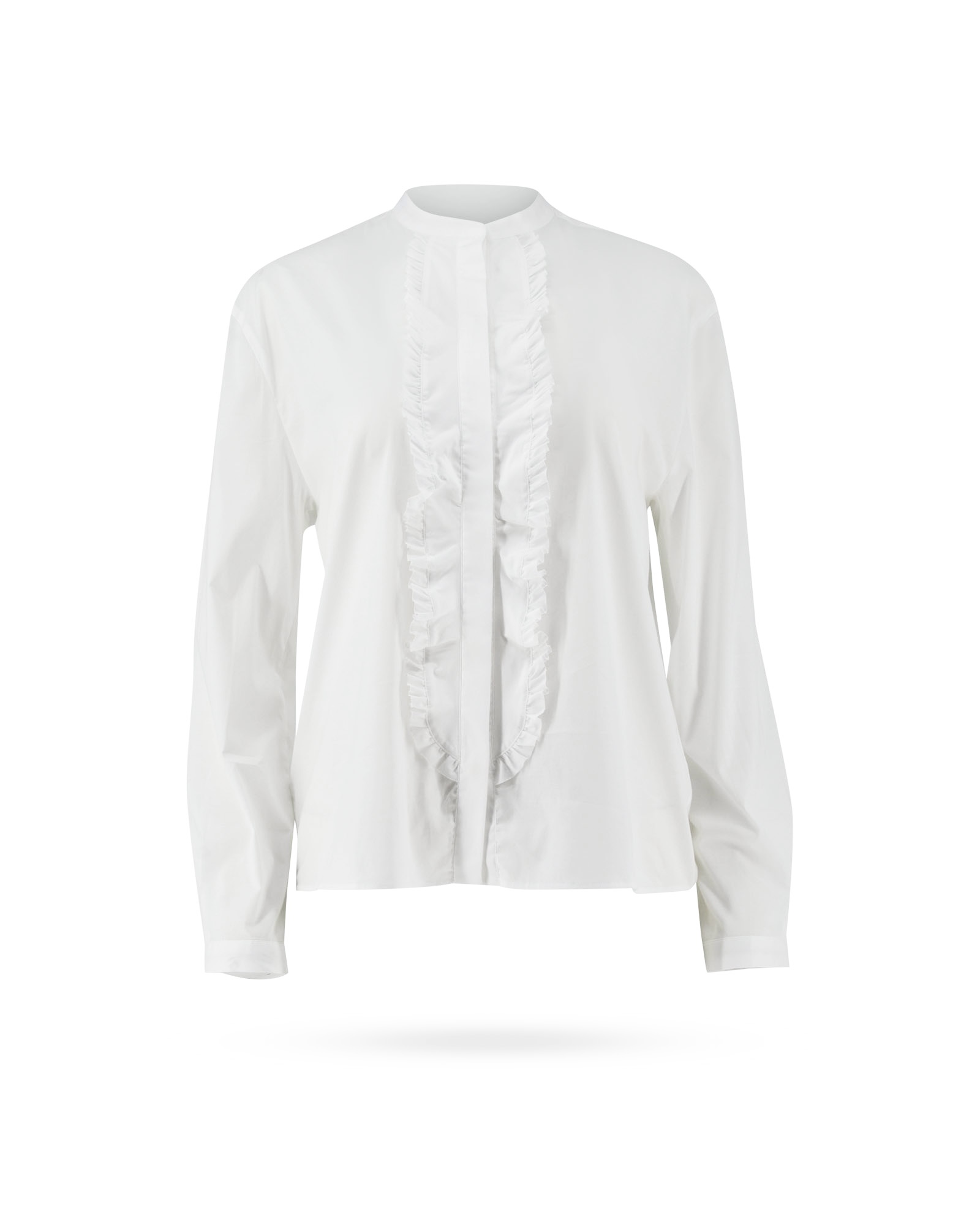 Soluzione 1480 Rüschenbluse weiss