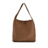 MaryundYve Flechttasche cognac